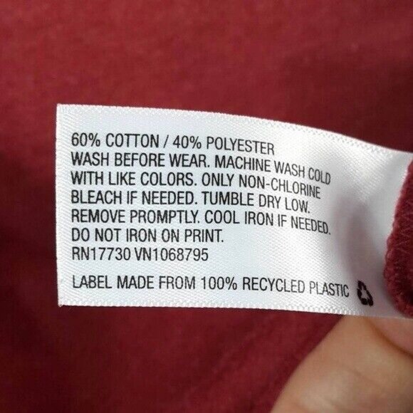 2/$15 Cherokee Boys T Shirt Red Size 6 7 Small Heather Crew Neck Short Sleeve - Picture 6 of 6